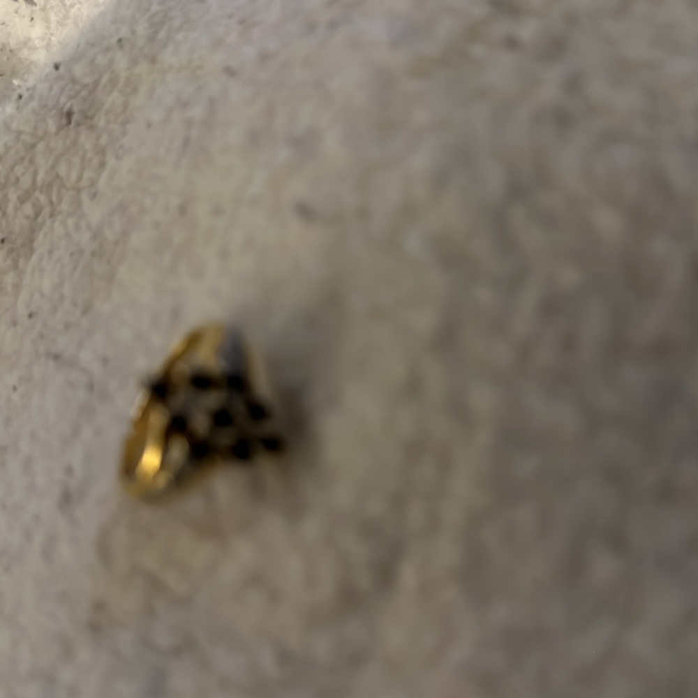 3/28–21 Sterling Silver Vermeil Sapphire Ring - Picture 4 of 6